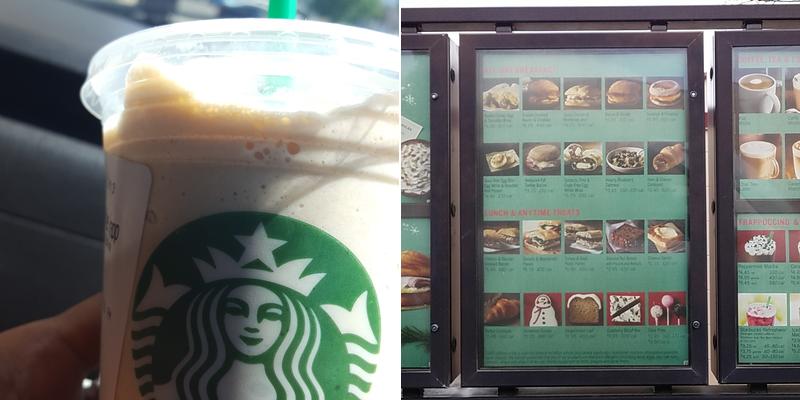 Starbucks Menu