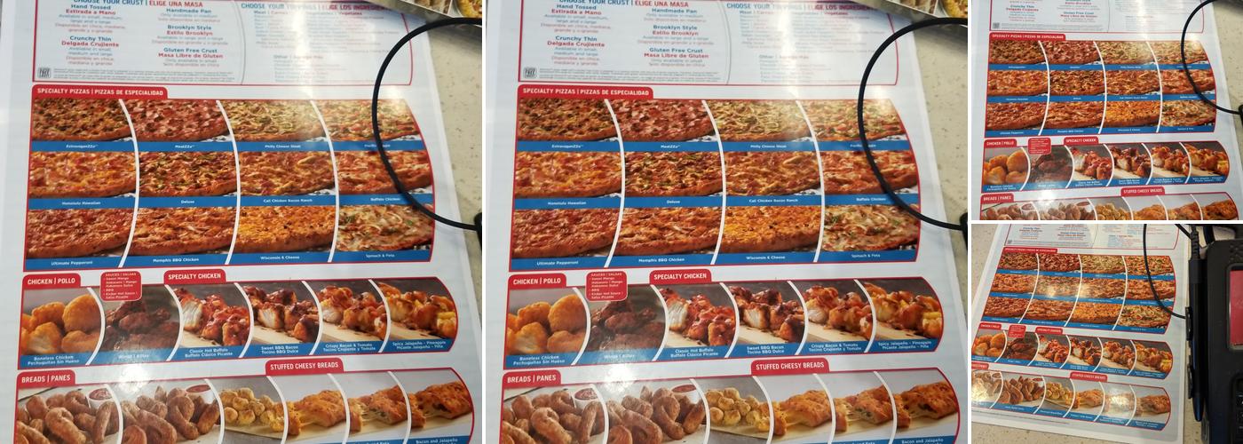 Domino's Pizza Menu