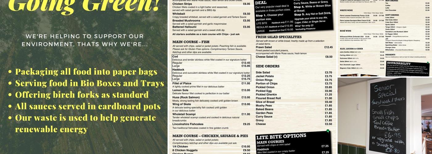 The Elite Fish & Chip Company Menu