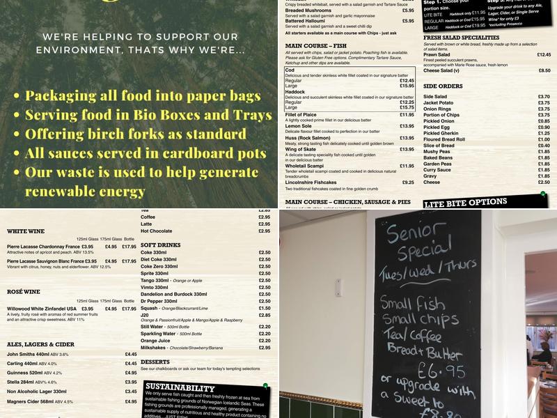 The Elite Fish & Chip Company Menu