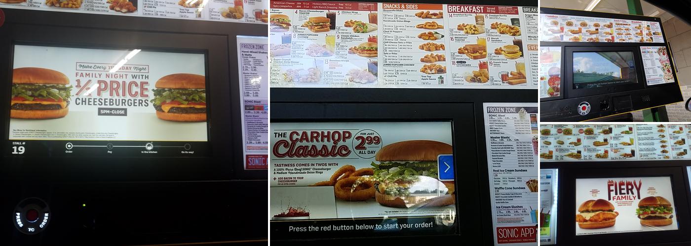 Sonic Drive-In Menu