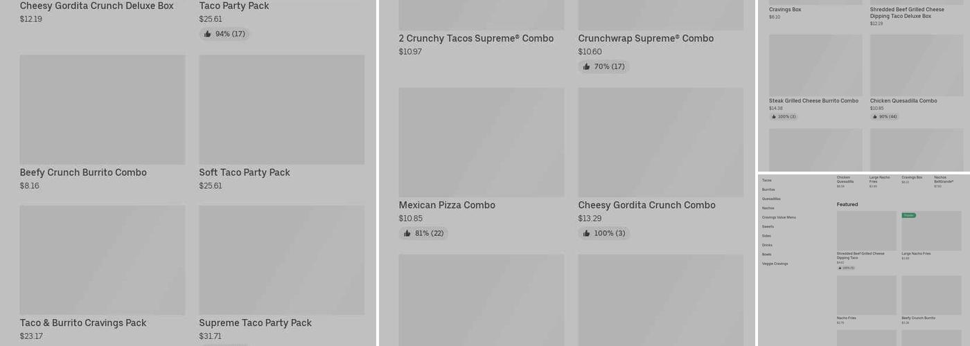 Taco Bell Menu