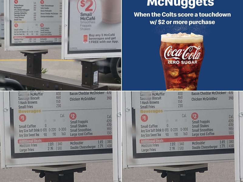 McDonald's Menu