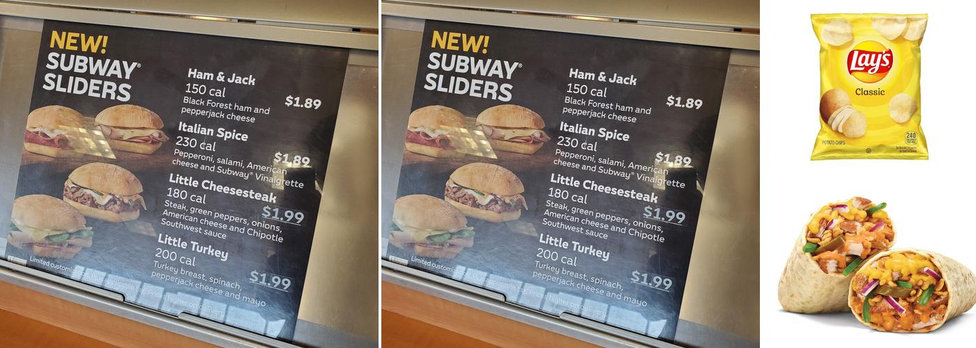 Subway Menu