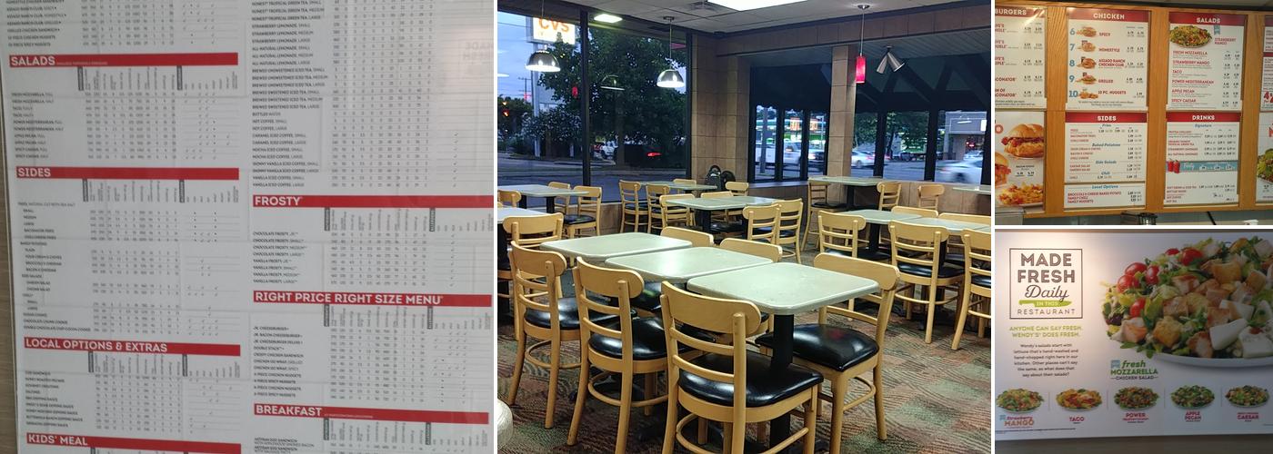 Wendy's Menu