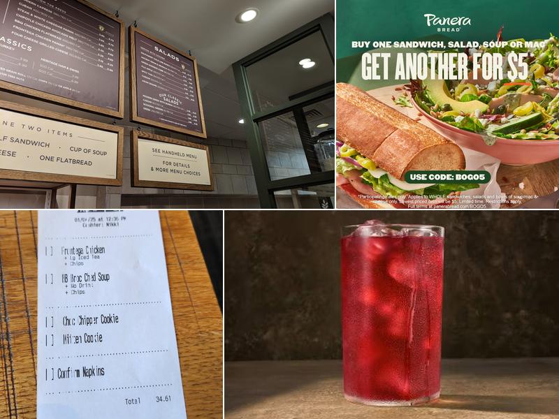 Panera Bread Menu