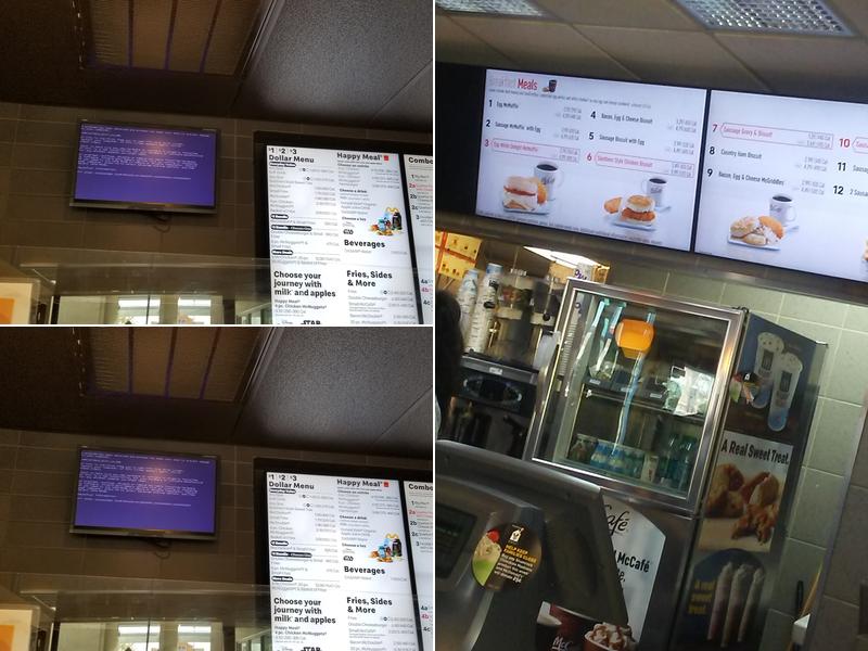 McDonald's Menu