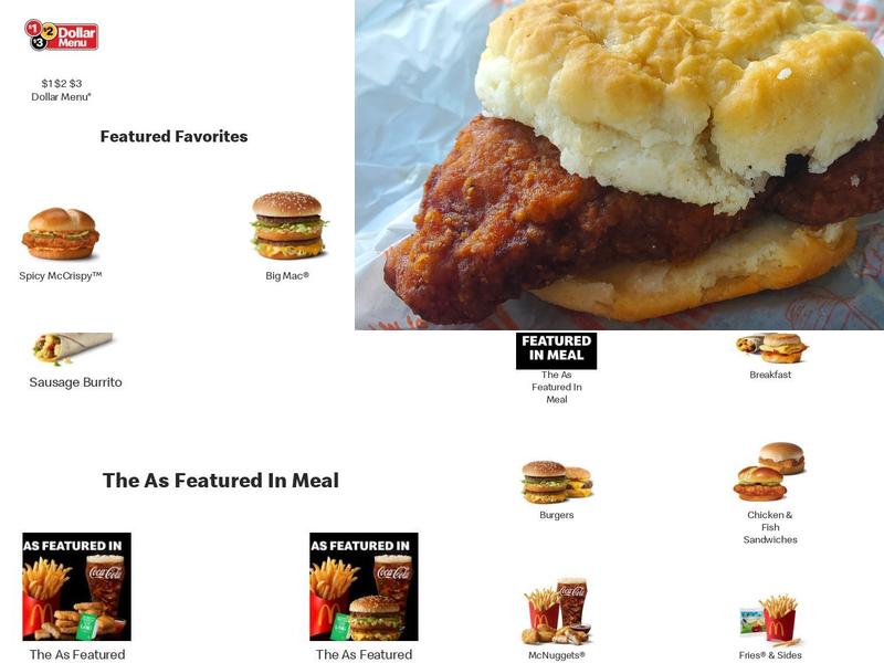 McDonald's Menu