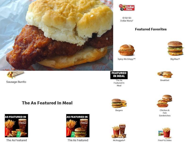 McDonald's Menu