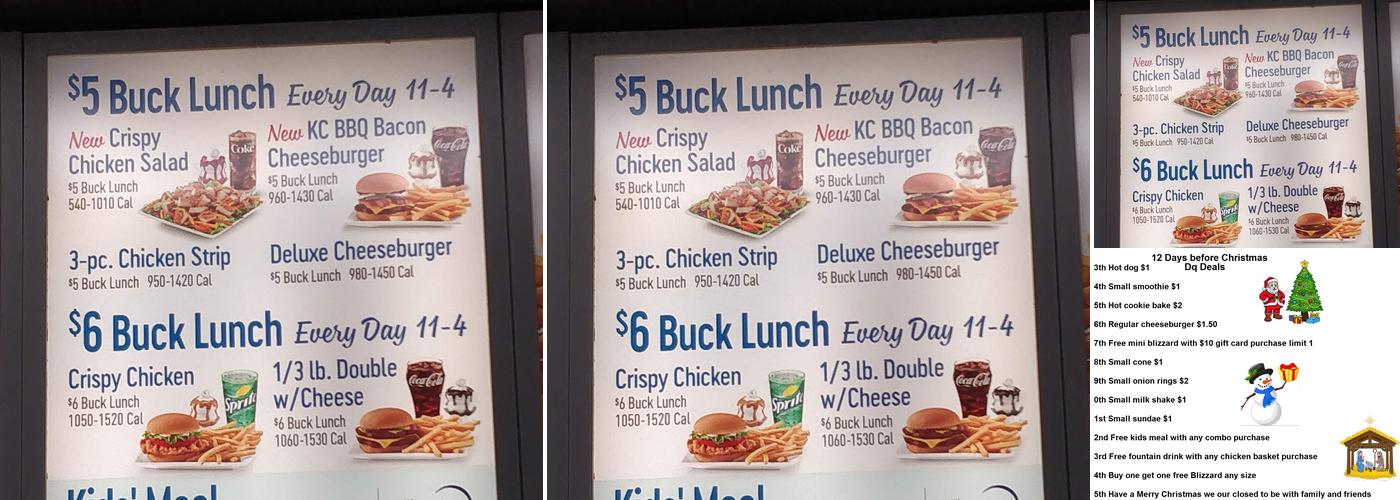 Dairy Queen Grill & Chill Menu