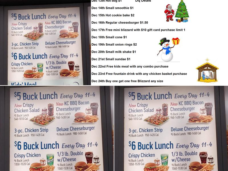 Dairy Queen Grill & Chill Menu