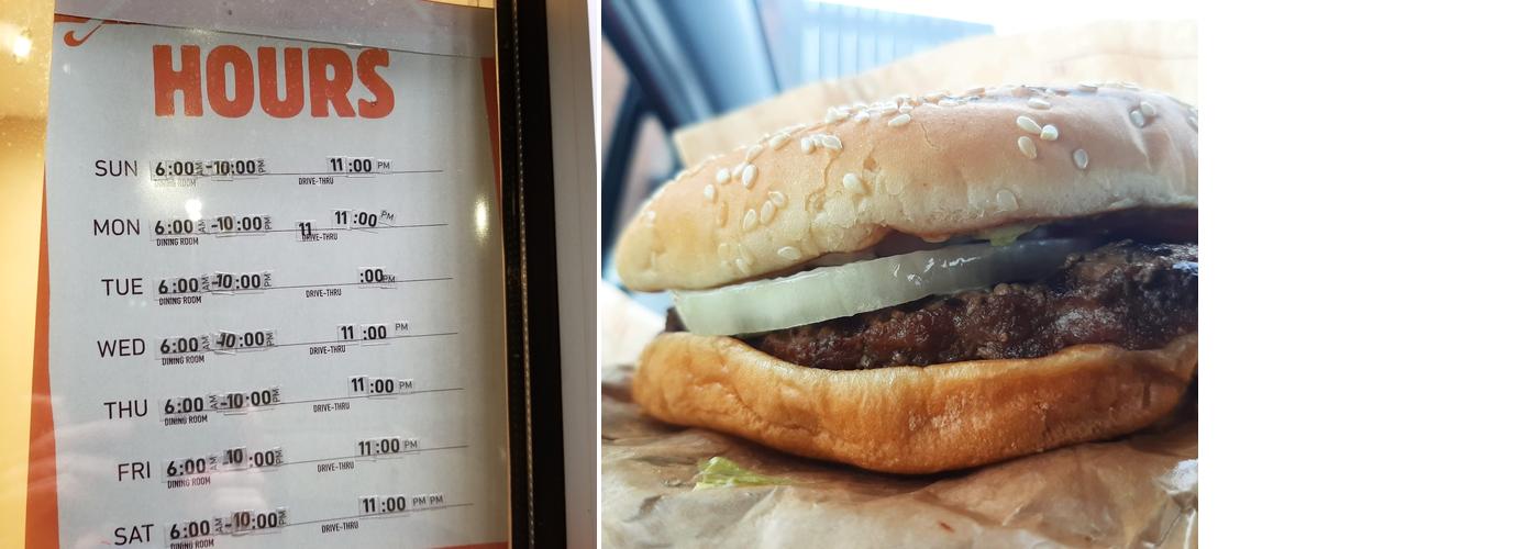 Burger King Menu