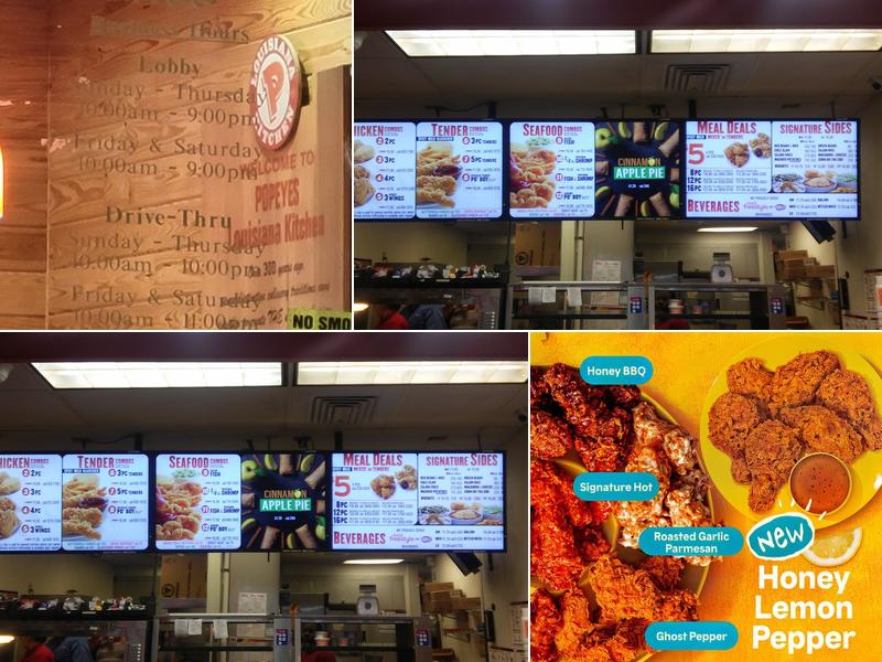 Popeyes Louisiana Kitchen Menu