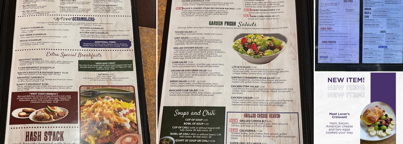 Uptown Coney Island - Chelsea Menu