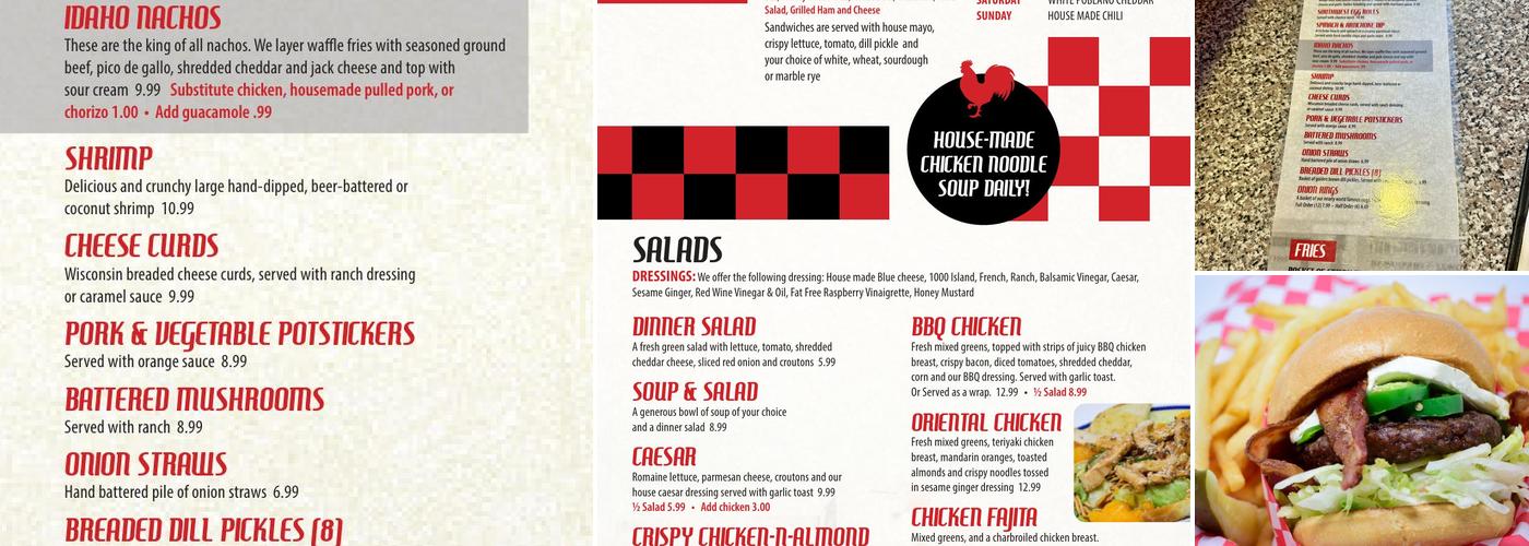 Dixie's Diner Menu