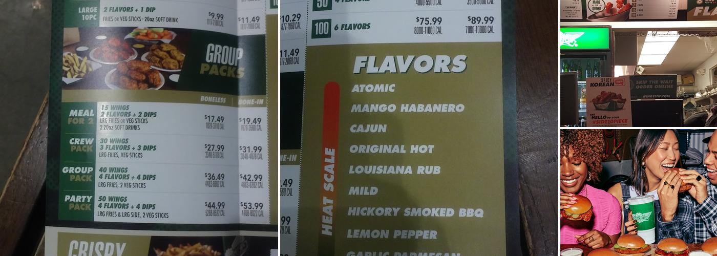 Wingstop Menu