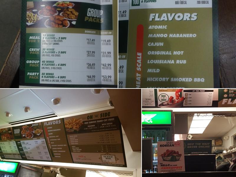 Wingstop Menu