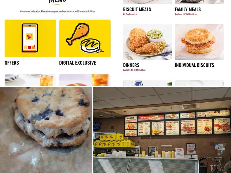 Bojangles Menu