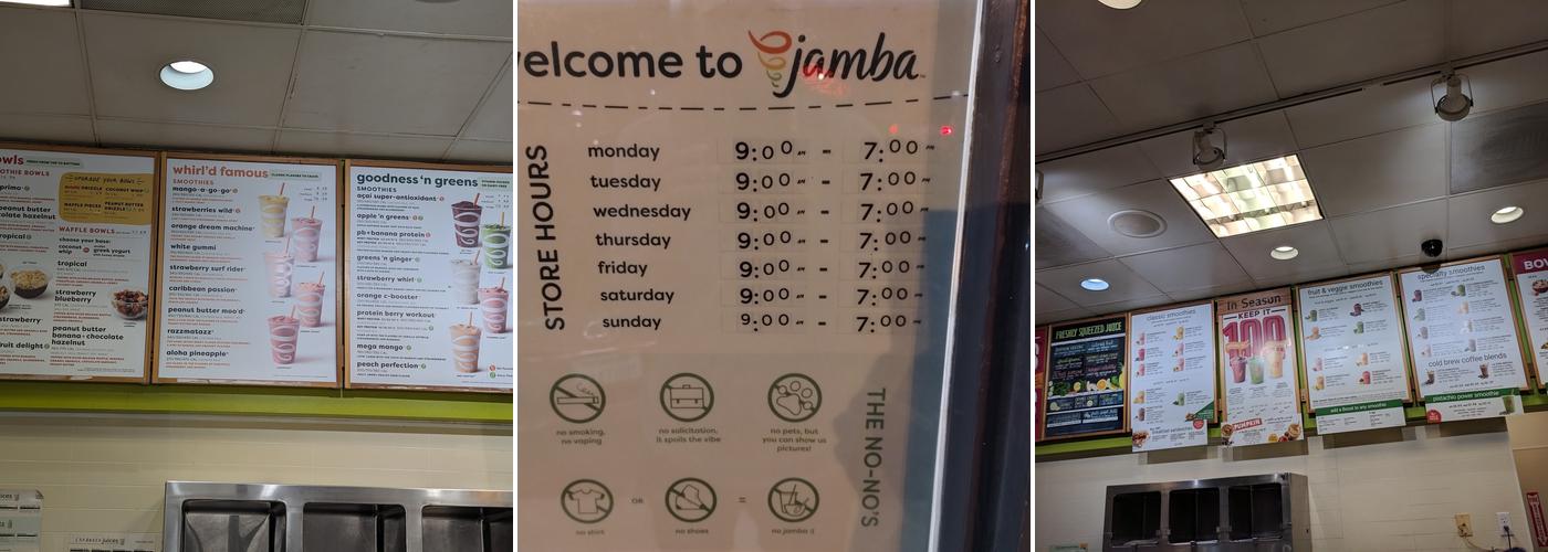 Jamba Menu