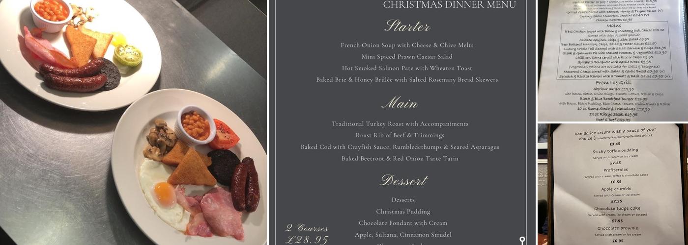 The Aberlour Hotel Menu