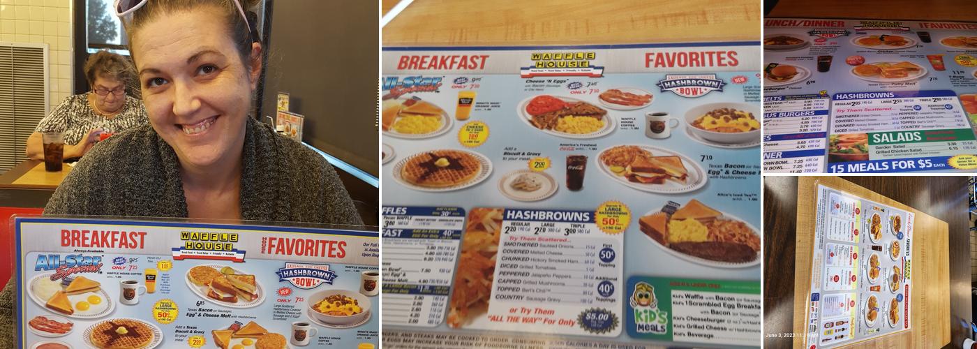 Waffle House Menu