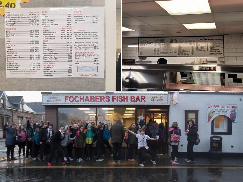 Fochabers Fish Bar Menu