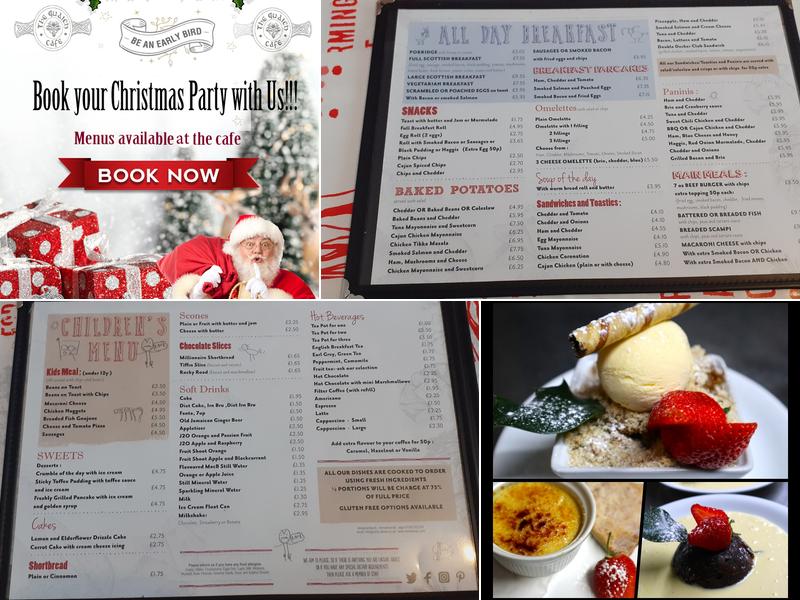 The Quaich Cafe Menu