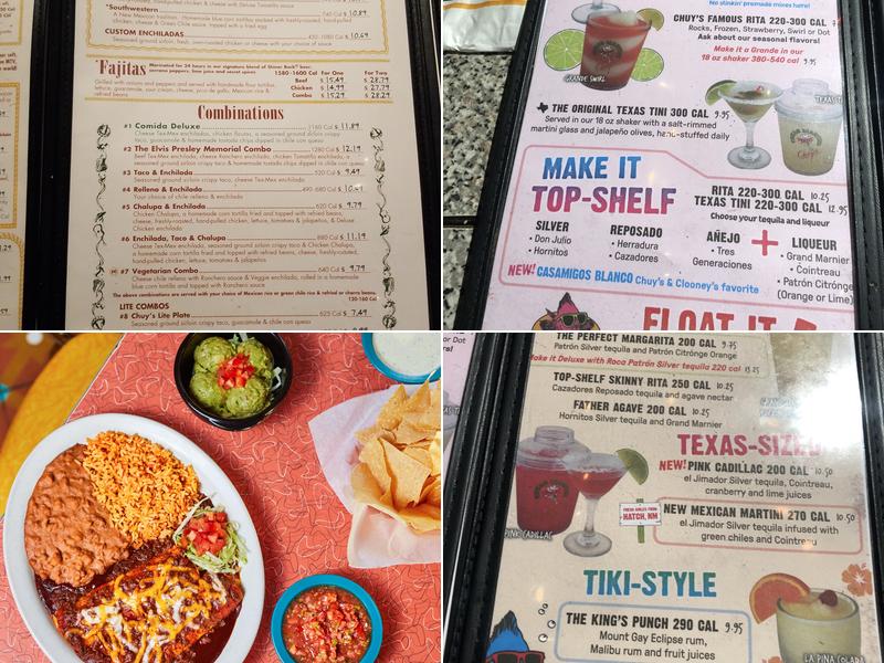Chuy's Menu