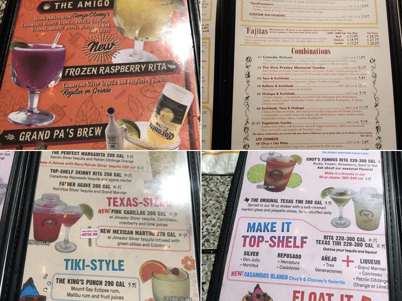 Chuy's Menu