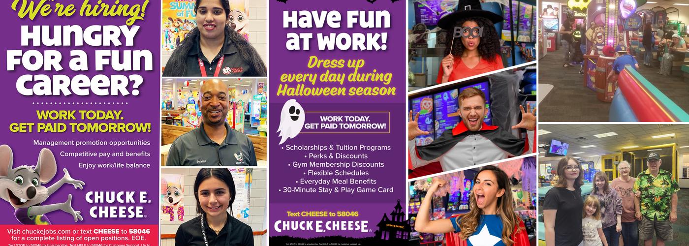 Chuck E. Cheese Menu