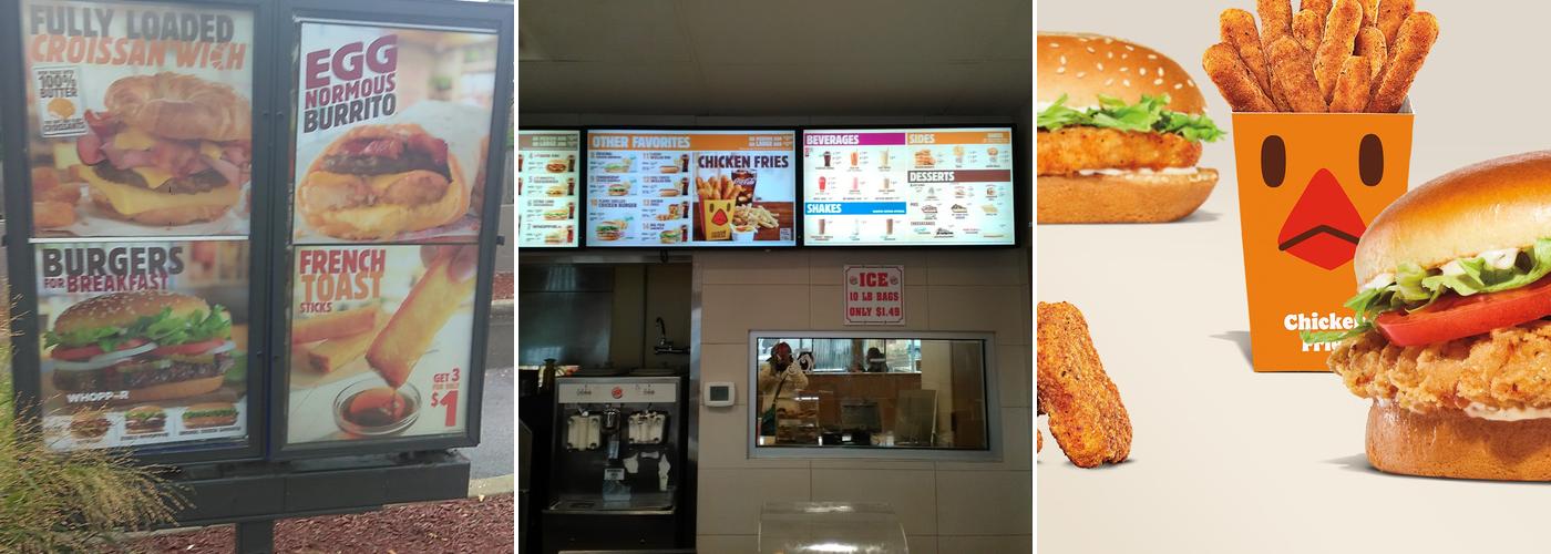 Burger King Menu
