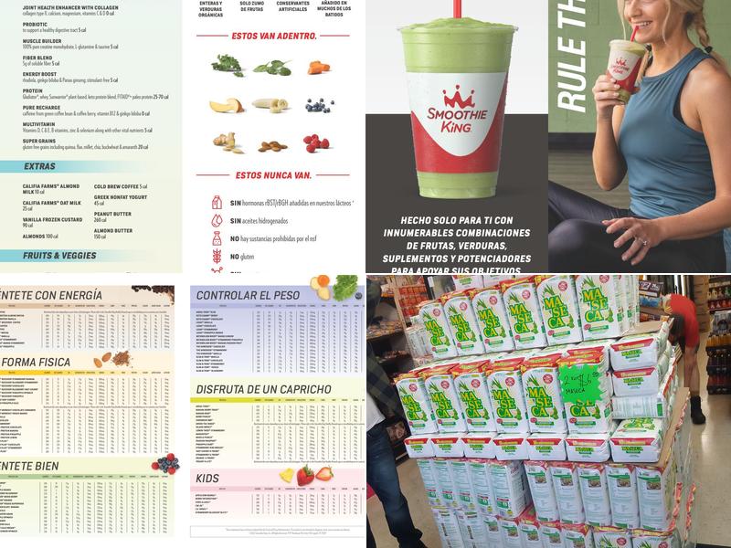 Smoothie King Menu