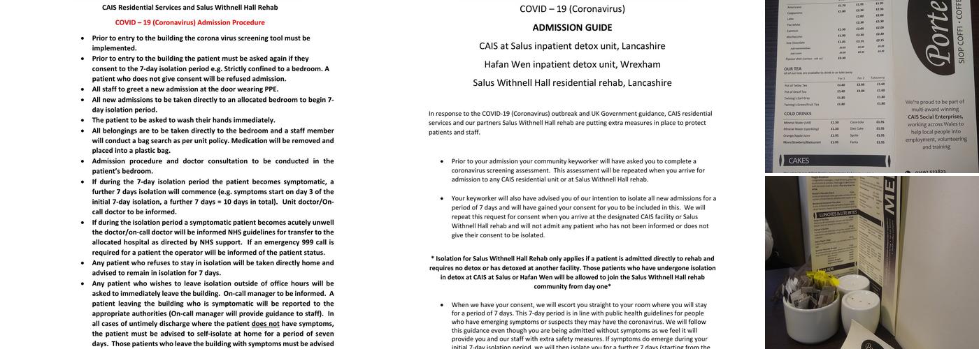 Porter's Coffee Shop Menu