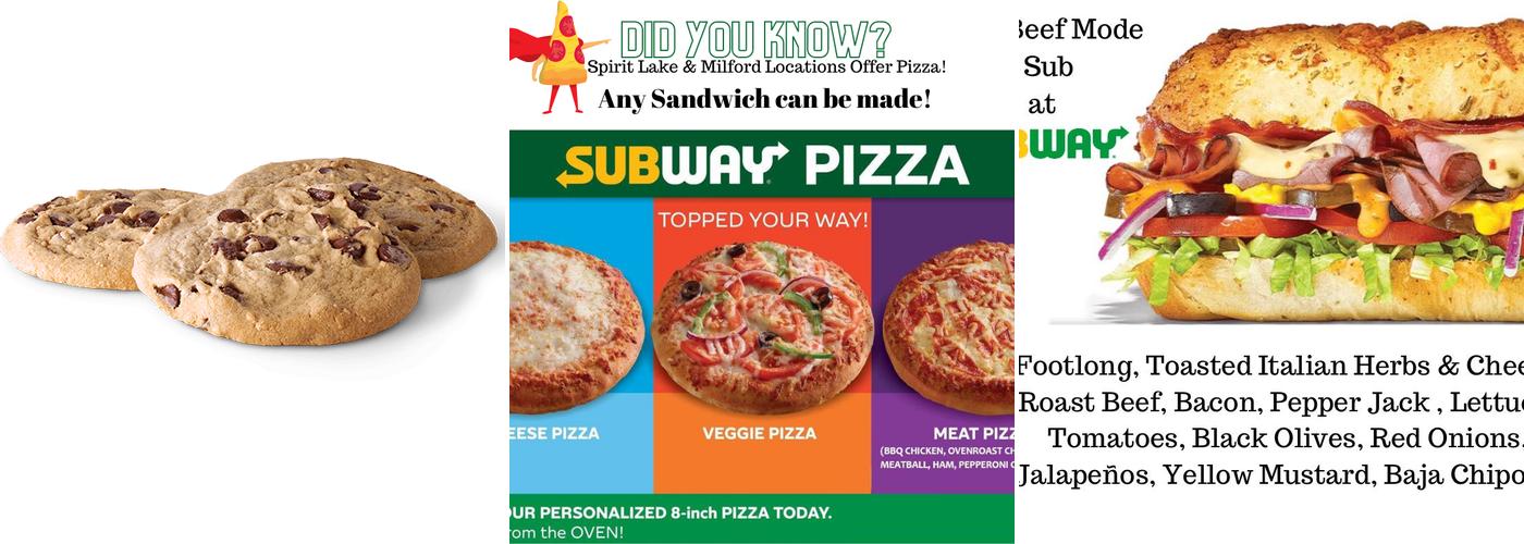 Subway Menu
