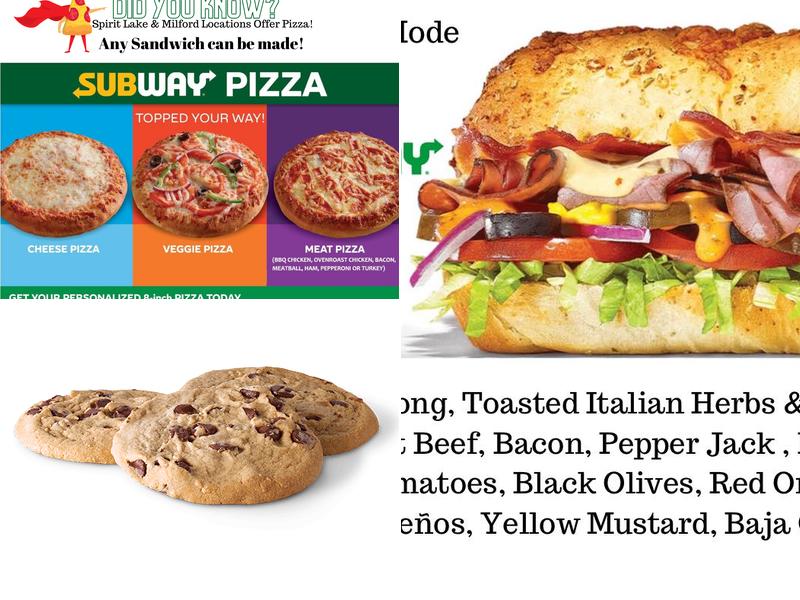 Subway Menu
