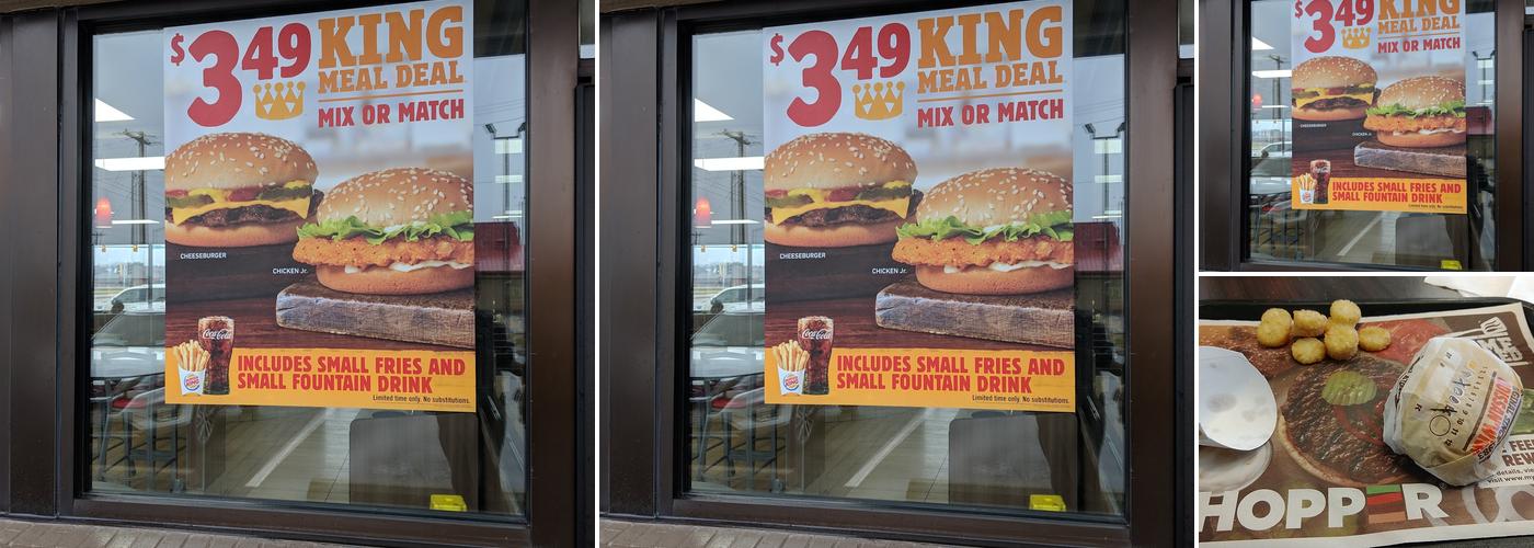 Burger King Menu