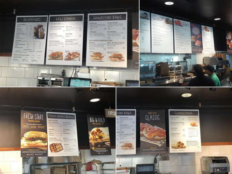 Einstein Bros. Bagels Menu