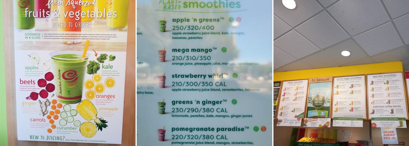 Jamba Menu