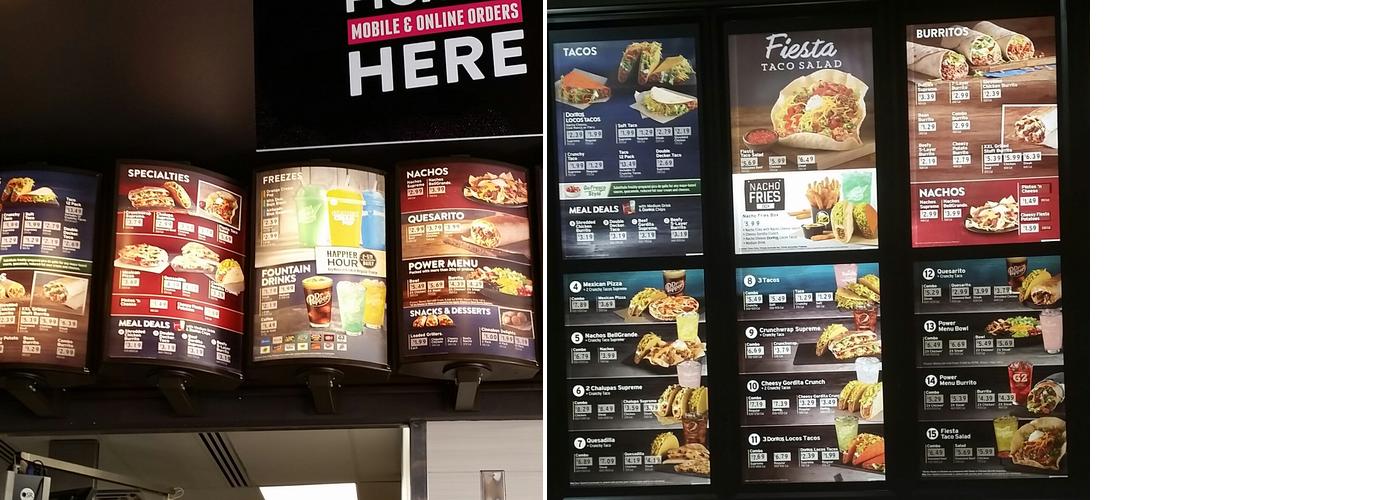 Taco Bell Menu