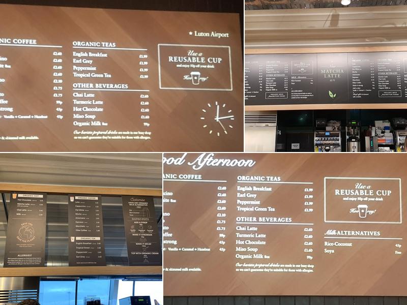 Pret A Manger Menu