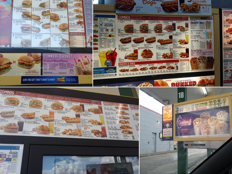 Sonic Drive-In Menu