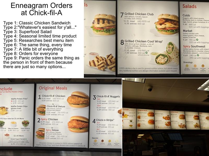 Chick-fil-A Menu