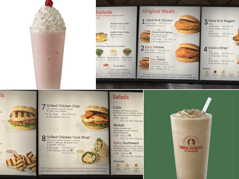 Chick-fil-A Menu
