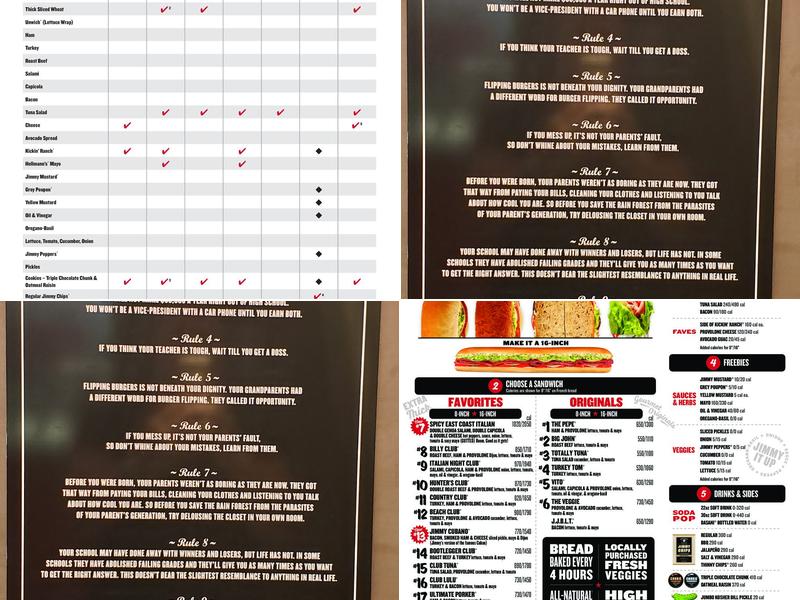 Jimmy John's Menu