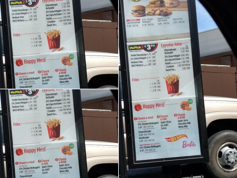 McDonald's Menu