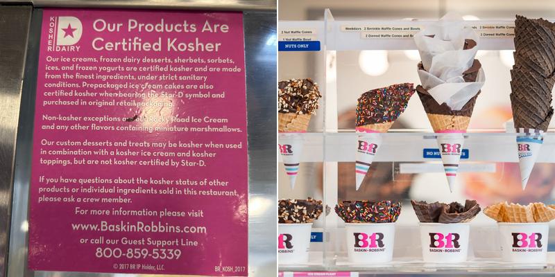 Baskin-Robbins Menu