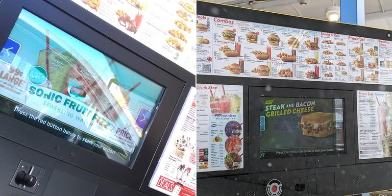 Sonic Drive-In Menu