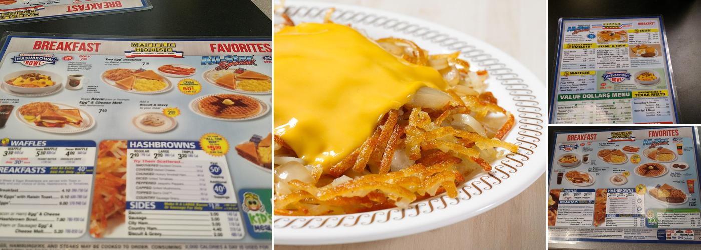 Waffle House Menu