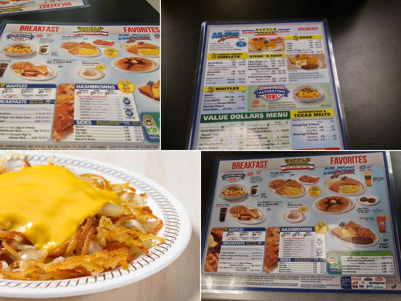 Waffle House Menu