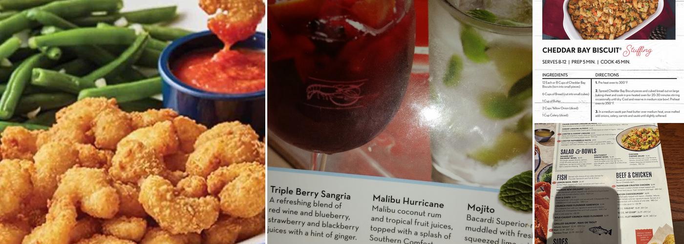 Red Lobster Menu